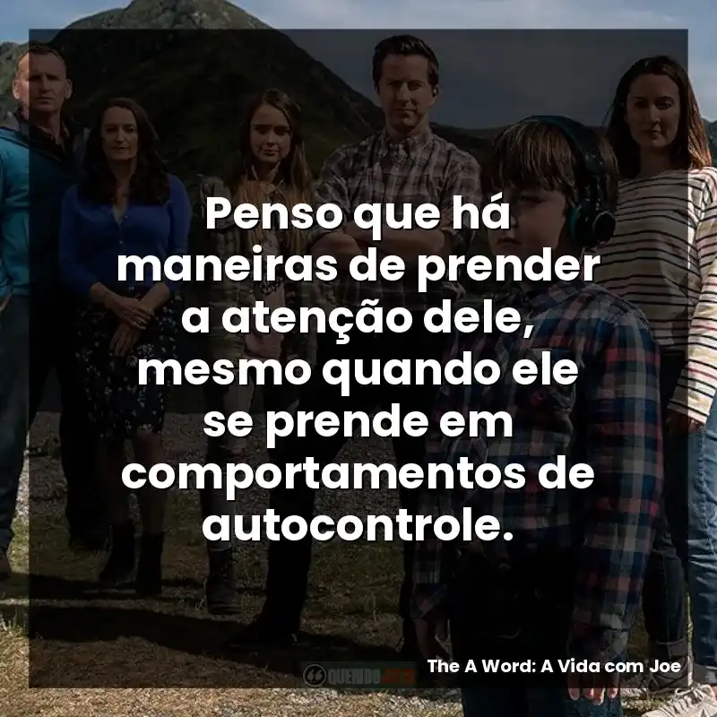 Penso que há maneiras de prender a atenção dele, mesmo quando ele se prende em comportamentos de autocontrole.