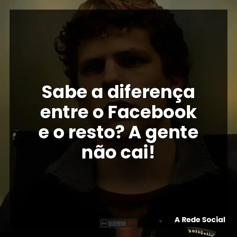 Sabe a diferença entre o Facebook e o resto? A gente não cai!