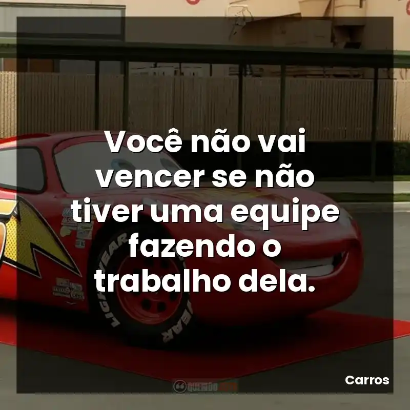 Você não vai vencer se não tiver uma equipe fazendo o trabalho dela.