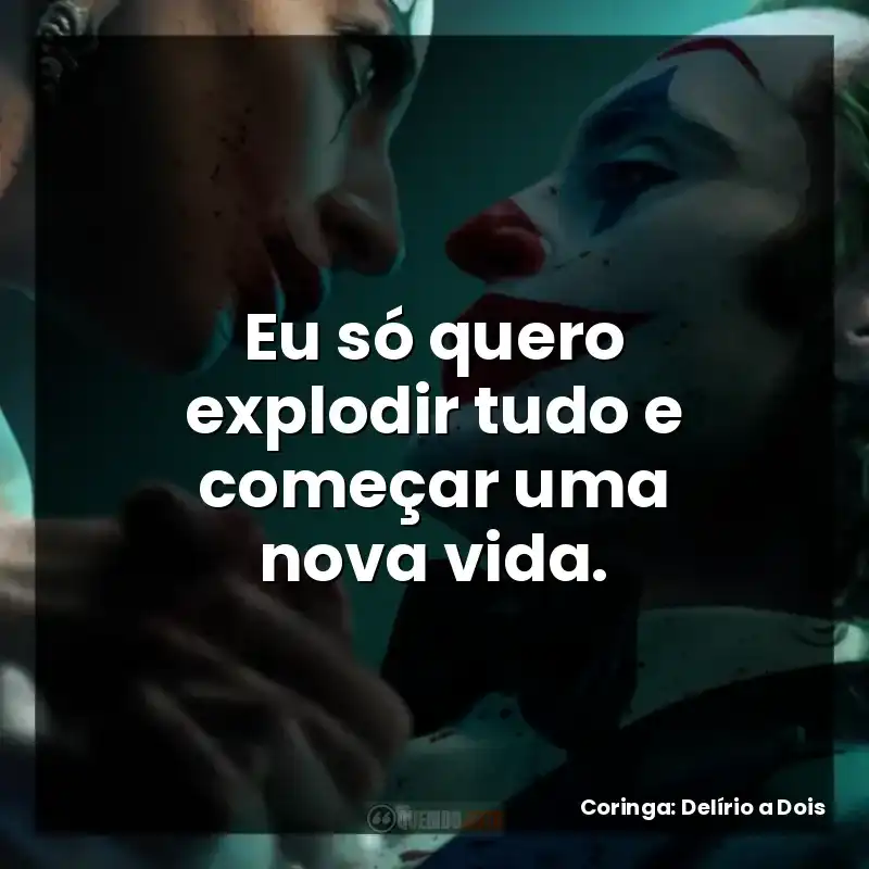Eu só quero explodir tudo e começar uma nova vida.
