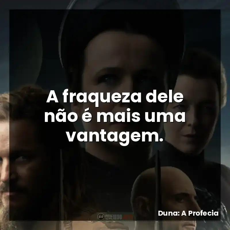 A fraqueza dele não é mais uma vantagem.