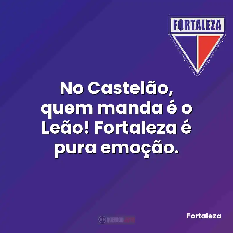 No Castelão, quem manda é o Leão! Fortaleza é pura emoção.