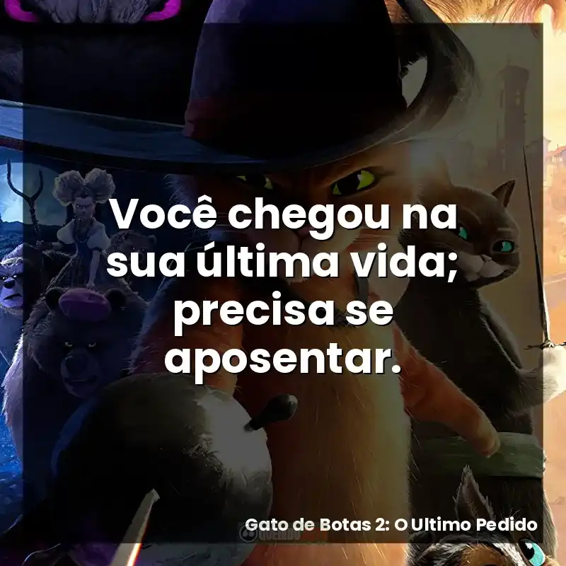 Você chegou na sua última vida; precisa se aposentar.
