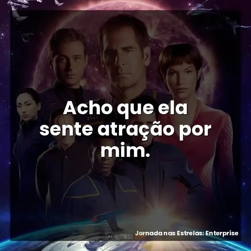 Acho que ela sente atração por mim.