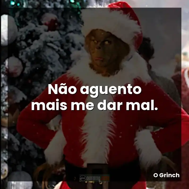Não aguento mais me dar mal.