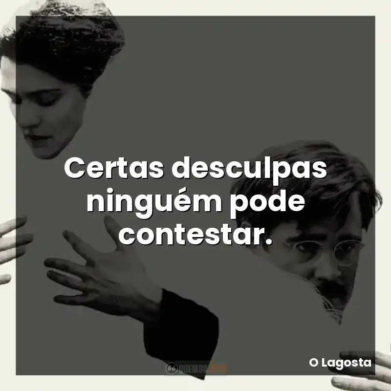 Certas desculpas ninguém pode contestar.