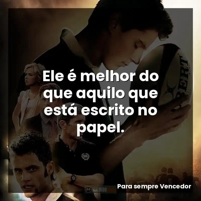 Ele é melhor do que aquilo que está escrito no papel.