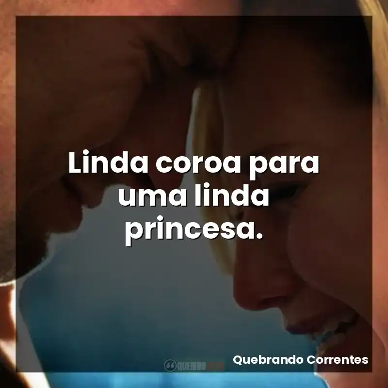 Linda coroa para uma linda princesa.
