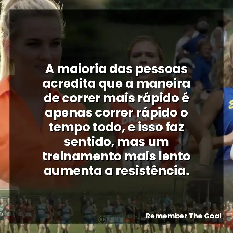 A maioria das pessoas acredita que a maneira de correr mais rápido é apenas correr rápido o tempo todo, e isso faz sentido, mas um treinamento mais lento aumenta a resistência.
