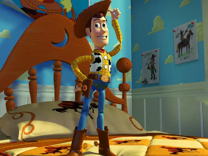 Poster do filme Toy Story com frases marcantes e mensagens inspiradoras