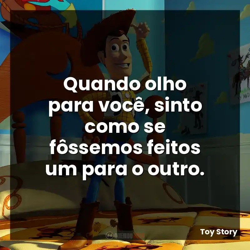 Quando olho para você, sinto como se fôssemos feitos um para o outro.