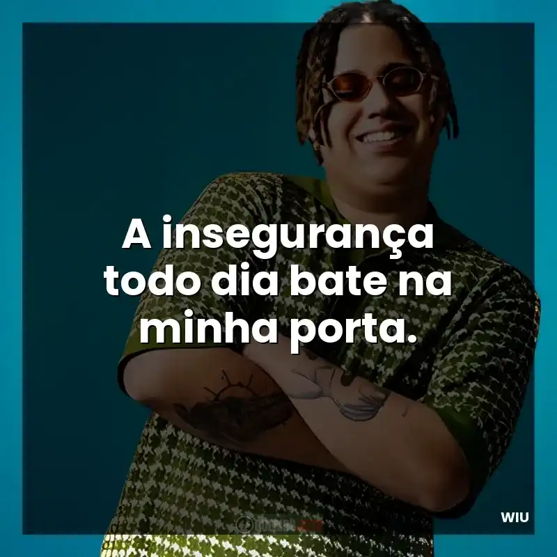 A insegurança todo dia bate na minha porta.