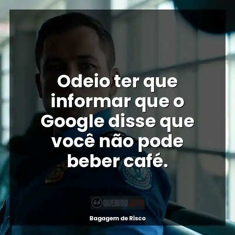 Odeio ter que informar que o Google disse que você não pode beber café.