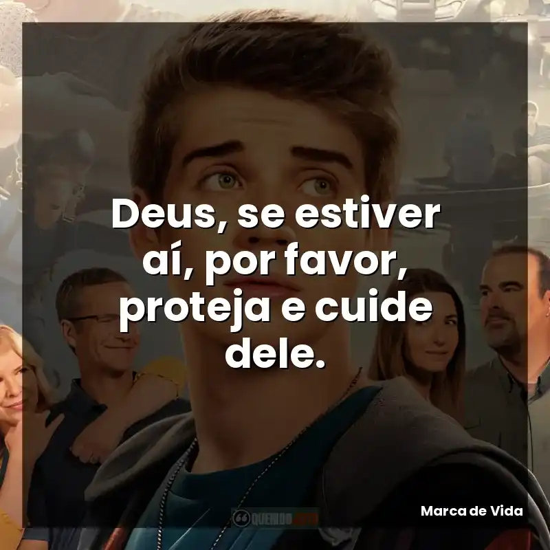Deus, se estiver aí, por favor, proteja e cuide dele.