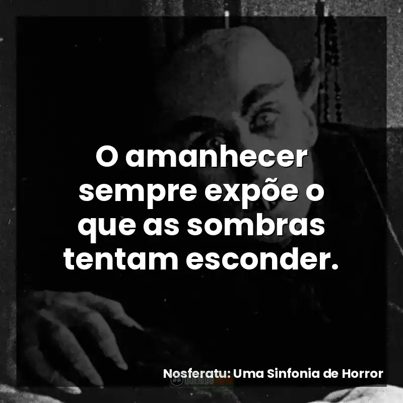 O amanhecer sempre expõe o que as sombras tentam esconder.