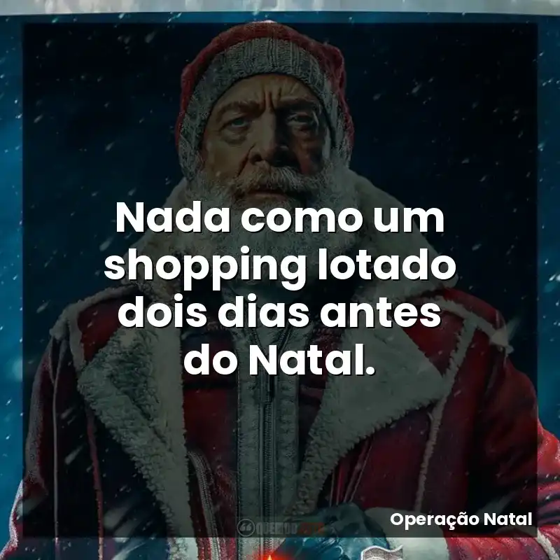 Nada como um shopping lotado dois dias antes do Natal.