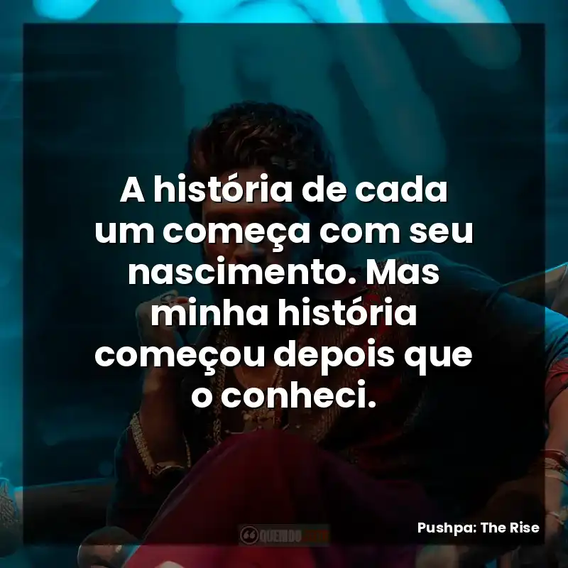 A história de cada um começa com seu nascimento. Mas minha história começou depois que o conheci.