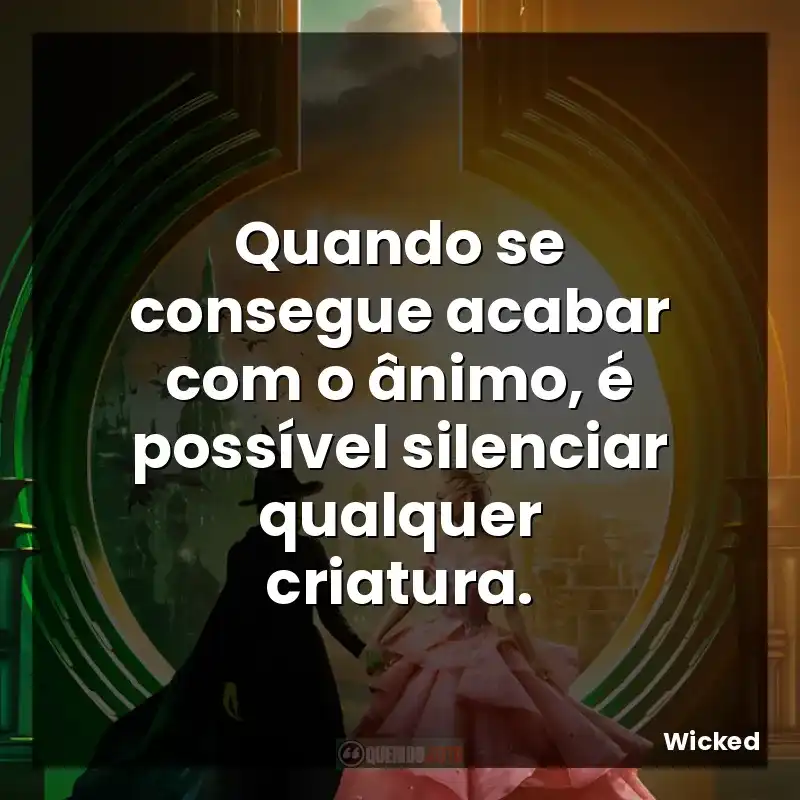 Quando se consegue acabar com o ânimo, é possível silenciar qualquer criatura.