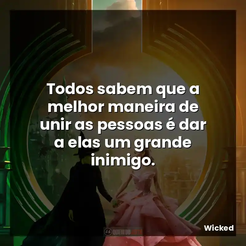 Todos sabem que a melhor maneira de unir as pessoas é dar a elas um grande inimigo.