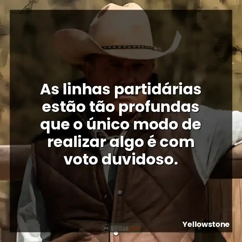 As linhas partidárias estão tão profundas que o único modo de realizar algo é com voto duvidoso.