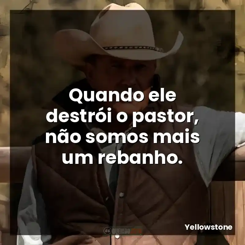 Quando ele destrói o pastor, não somos mais um rebanho.