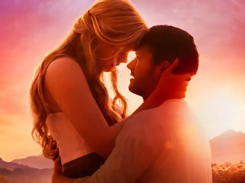 Poster do filme Amor de Redenção com frases marcantes e mensagens inspiradoras