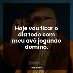 Hoje vou ficar o dia todo com meu avô jogando dominó.