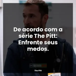 De acordo com a série The Pitt: Enfrente seus medos.