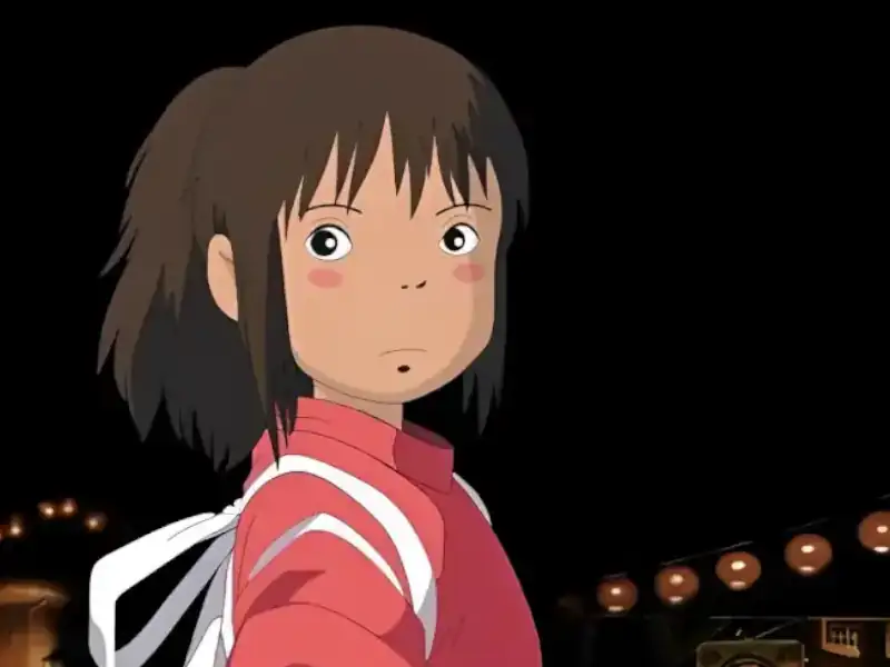 Poster do filme A Viagem de Chihiro com frases marcantes e mensagens inspiradoras
