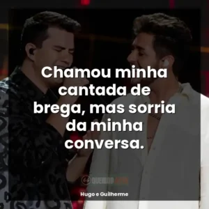 Chamou minha cantada de brega, mas sorria da minha conversa.
