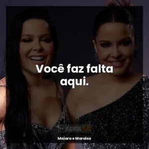 Você faz falta aqui.