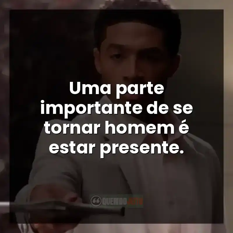 Presença do pai como parte do crescimento masculino.