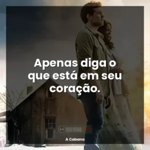 Apenas diga o que está em seu coração.