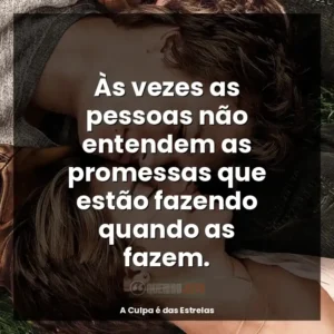 Às vezes as pessoas não entendem as promessas que estão fazendo quando as fazem.