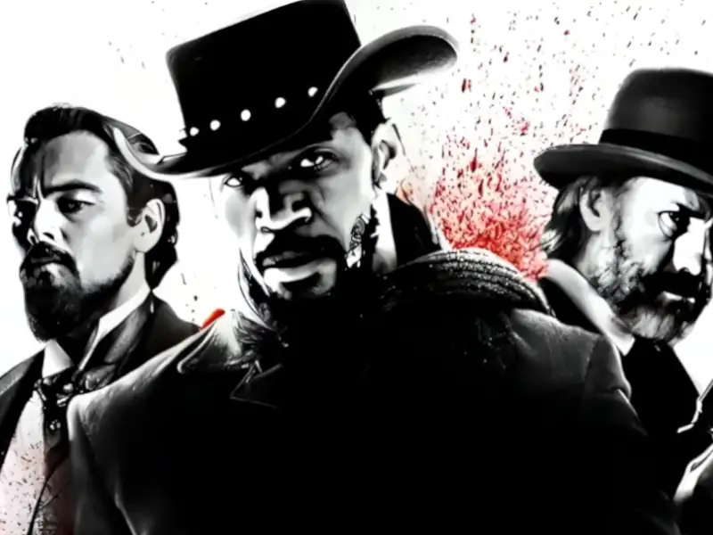 Poster do filme Django Livre com frases marcantes e mensagens inspiradoras