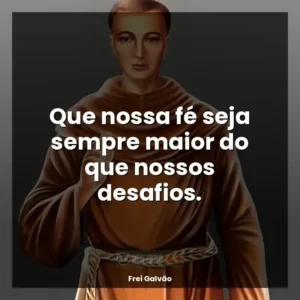 Que nossa fé seja sempre maior do que nossos desafios.