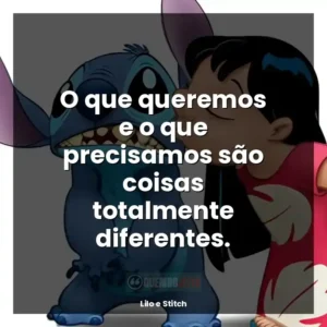 O que queremos e o que precisamos são coisas totalmente diferentes.