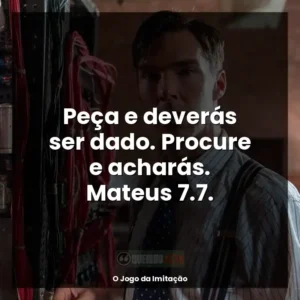 Peça e deverás ser dado. Procure e acharás. Mateus 7.7.