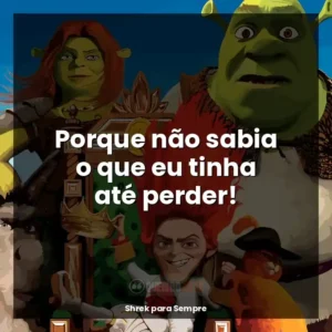 Porque não sabia o que eu tinha até perder!