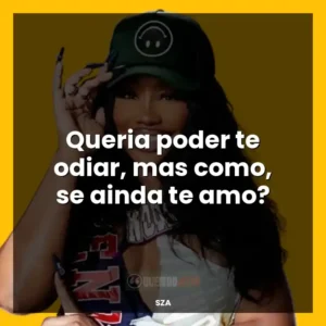 Queria poder te odiar, mas como, se ainda te amo?