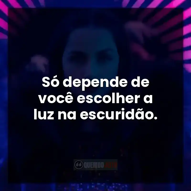 Frases do filme Bailarina de 2025 sobre fé e coragem.