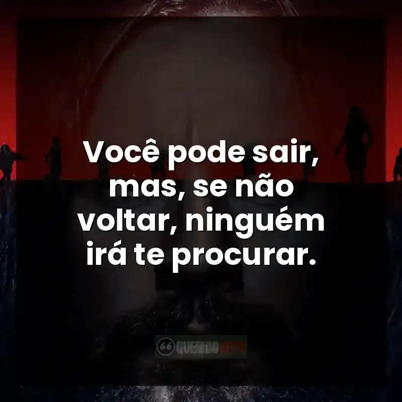 Frase sobre abandono e destino em Extermínio: A Evolução