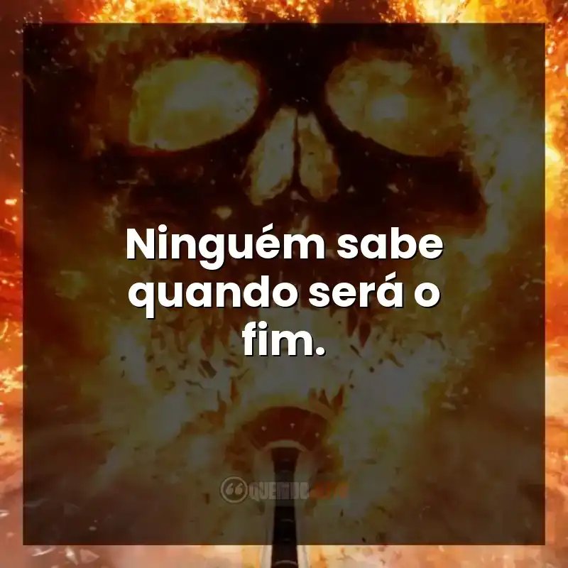 Personagem refletindo sobre a finitude da vida.