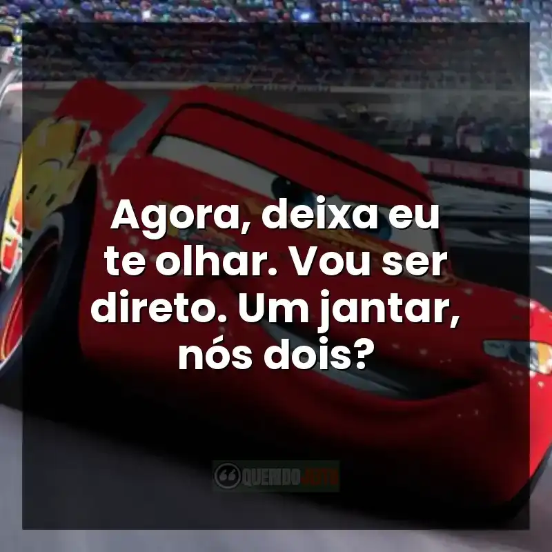 Agora, deixa eu te olhar. Vou ser direto. Um jantar, nós dois?