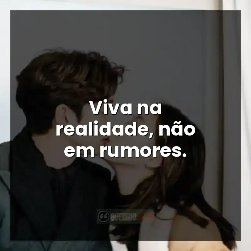 Mensagem sobre realidade e julgamentos da vida.