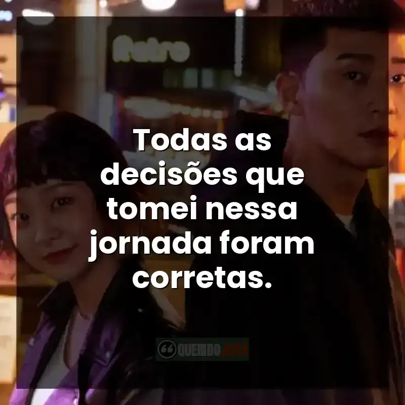 Determinação e sucesso na série Itaewon Class.