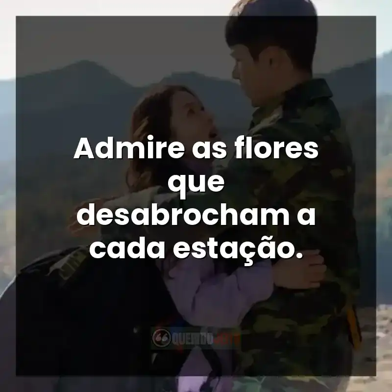 Admire as flores que desabrocham a cada estação.