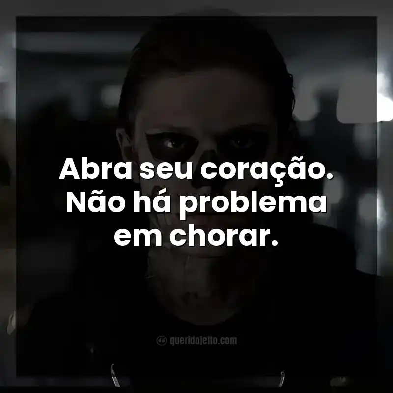 Abra seu coração. Não há problema em chorar.