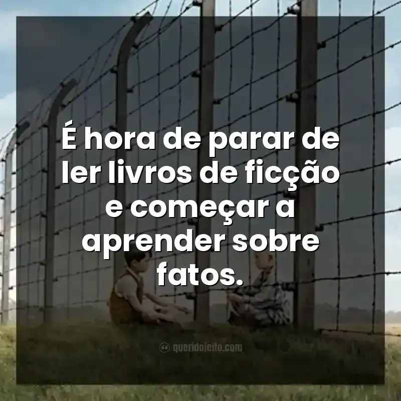 É hora de parar de ler livros de ficção e começar a aprender sobre fatos.