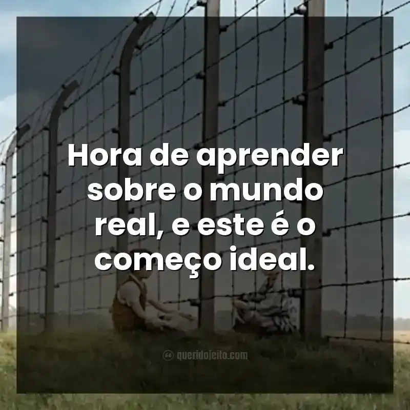 Hora de aprender sobre o mundo real, e este é o começo ideal.